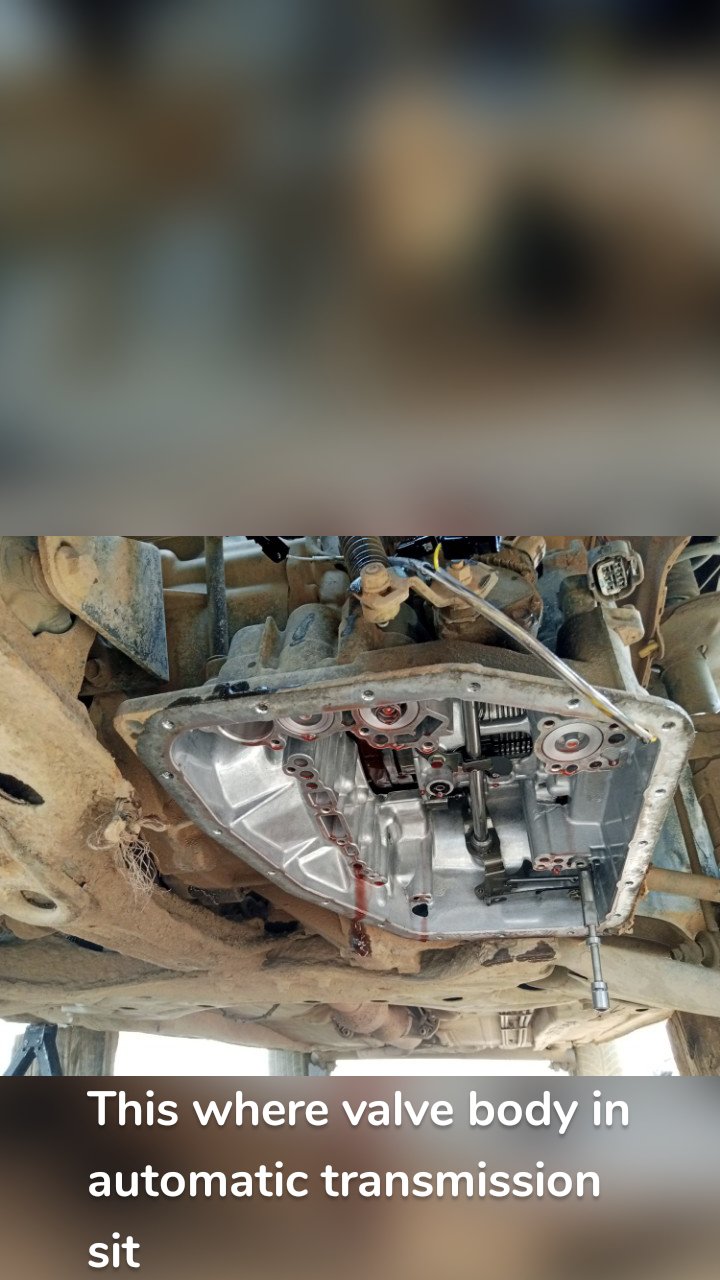 This where valve body in automatic transmission sit