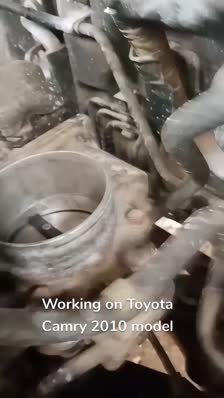 Working on Toyota Camry 2010 model 