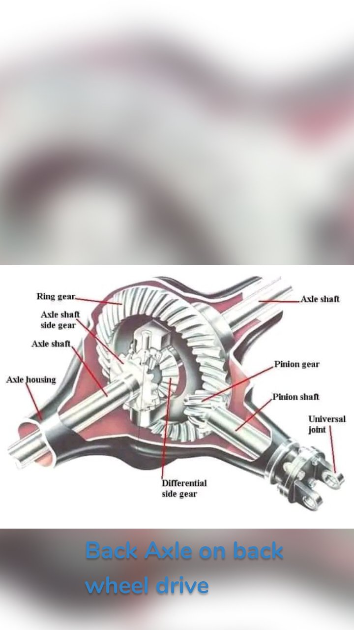 Back Axle on back wheel drive 